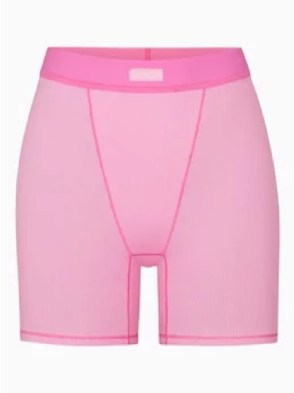Skims bubblegum pink shorts